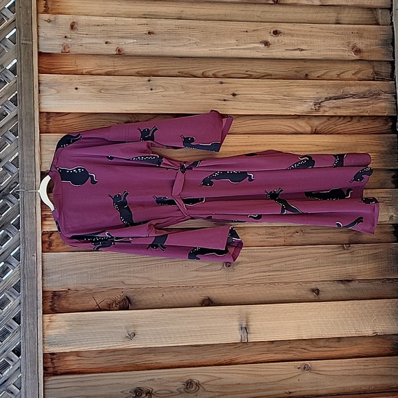 Shady lady black cat robe L/XL - Picture 7 of 12